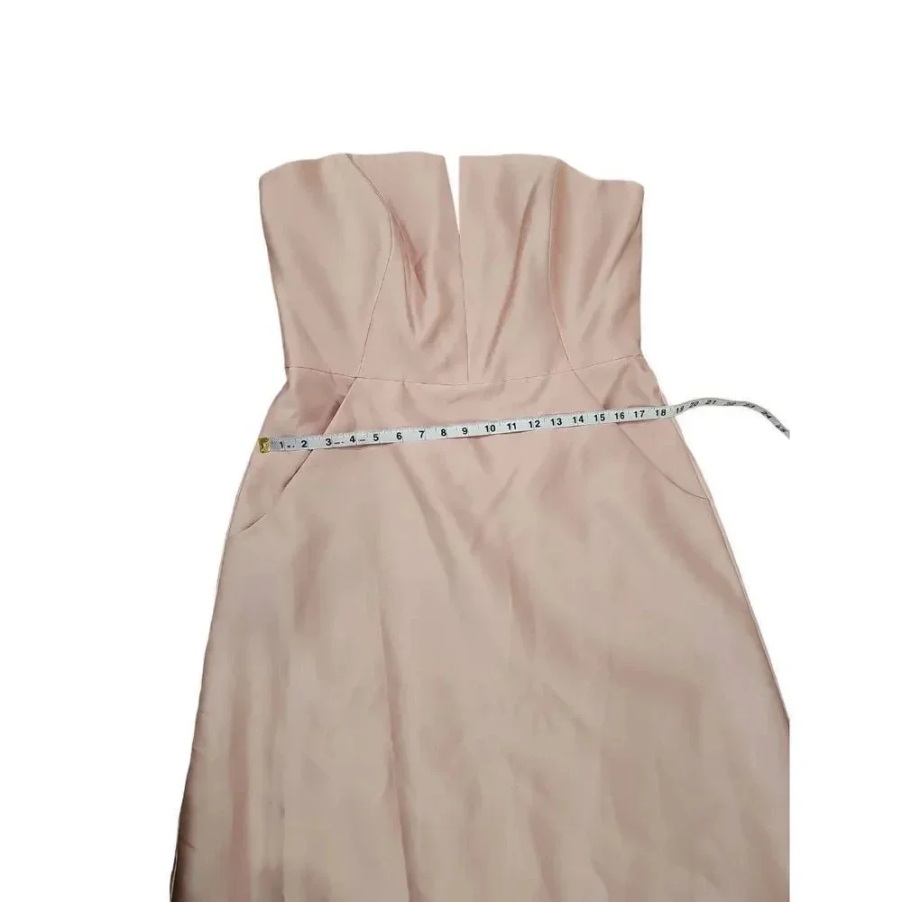 Alfred Sung Strapless Maxi Dress Size 14 - Picture 11 of 12